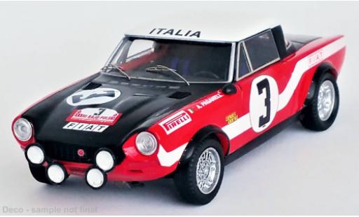Diecast model cars Fiat 124 Abarth Rally No.3 Rally Polen 1973 1/43 Trofeu