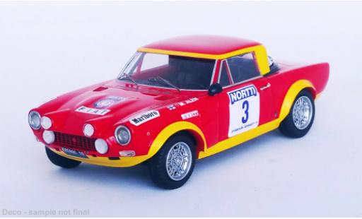 Diecast model cars Fiat 124 Abarth Rally No.3 Rally WM Rally Finnland 1974 1/43 Trofeu