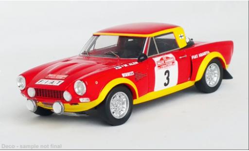 Diecast model cars Fiat 124 Abarth Rally No.3 Rally WM Rally San Remo 1974 1/43 Trofeu