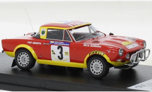 Diecast model cars Fiat 124 Abarth Rally No.3 Rally WM Safari Rally 1974 1/43 Trofeu