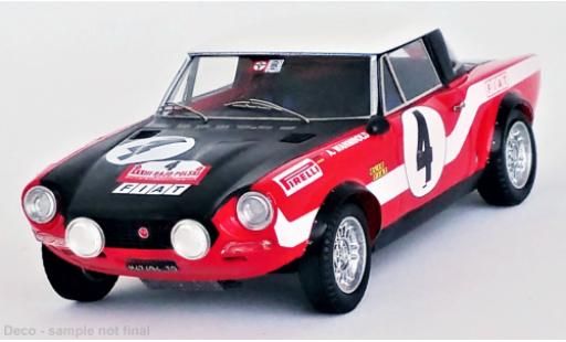 Diecast model cars Fiat 124 Abarth Rally No.4 Rally Polen 1973 1/43 Trofeu