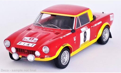 Diecast model cars Fiat 124 Abarth Rally No.8 Rally WM Rally Portugal 1974 1/43 Trofeu