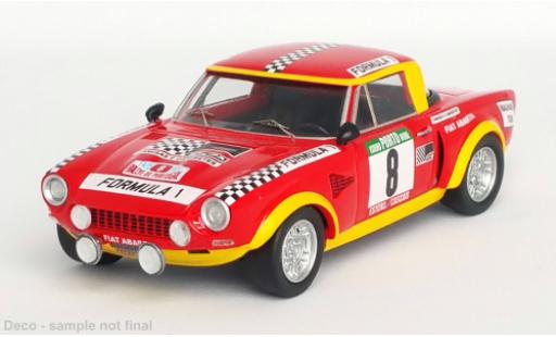 Diecast model cars Fiat 124 Abarth Rally No.8 Rally WM Rally Portugal 1975 1/43 Trofeu