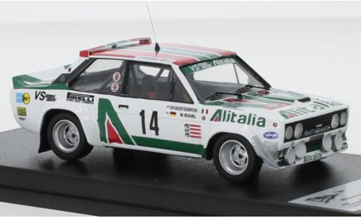 Diecast model cars Fiat 131 Abarth No.14 Alitalia Alitalia Rally WM Rally Monte Carlo 1979 1/43 Trofeu