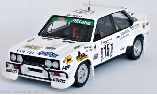 Diecast model cars Fiat 131 Abarth No.15 Rally WM Safari Rally 1979 1/43 Trofeu