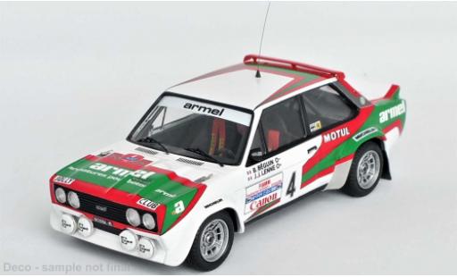 Diecast model cars Fiat 131 Abarth No.4 Rally Elba 1981 1/43 Trofeu