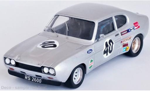 Diecast model cars Ford Capri RS 2600 MK I No.40 Silverstone 1971 1/43 Trofeu