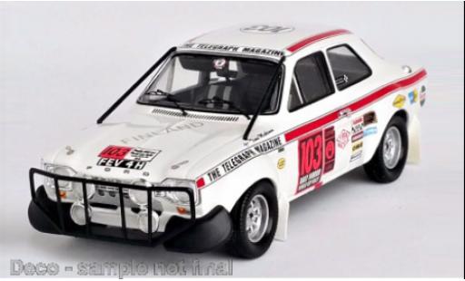 Diecast model cars Ford Escort MK1 MK I No.103 Rally London - Mexiko 1970 1/43 Trofeu