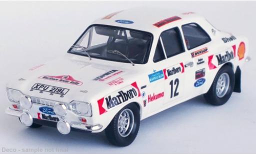 Diecast model cars Ford Escort MK1 MK I No.12 Arctic Rally 1974 1/43 Trofeu