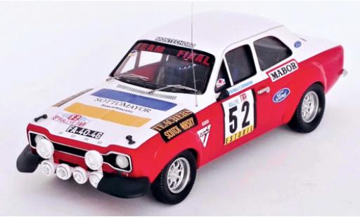 Diecast model cars Ford Escort MK1 MK I No.52 Rally WM Rally Portugal 1974 1/43 Trofeu