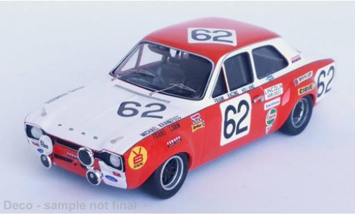 Diecast model cars Ford Escort MK1 MK I No.62 24h Spa 1970 1/43 Trofeu