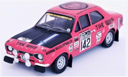 Diecast model cars Ford Escort MK1 MK I RHD No.142 Rally WM RAC Rally 1973 1/43 Trofeu