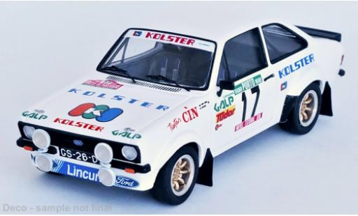 Diecast model cars Ford Escort Rally MK II No.17 WM Portugal 1983 1/43 Trofeu
