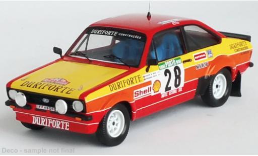 Diecast model cars Ford Escort Rally MK II No.28 WM Portugal 1983 1/43 Trofeu