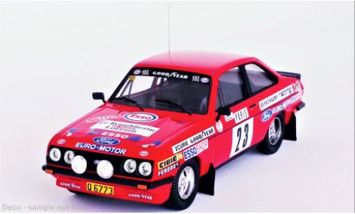 Diecast model cars Ford Escort RS 2000 MK II No.23 Rally WM Rally Monte Carlo 1979 1/43 Trofeu