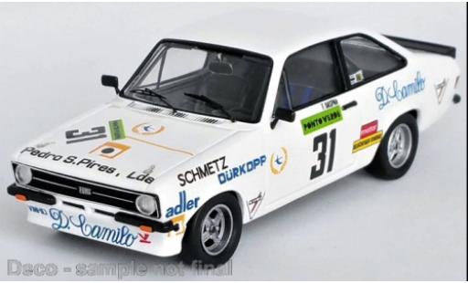 Diecast model cars Ford Escort RS 2000 MK II No.31 Vila do Conde 1981 1/43 Trofeu