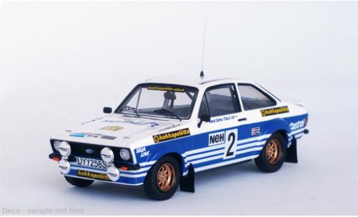 Diecast model cars Ford Escort RS MK II No.2 Rally WM Rally Su&Atilde;&uml;de 1982 1/43 Trofeu