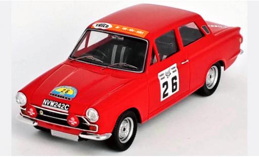 Diecast model cars Lotus Cortina Base Ford No.26 Rally Sweden 1966 1/43 Trofeu