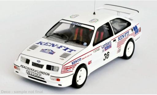 Diecast model cars Ford Sierra Cosworth RS RHD No.36 Rally WM RAC Rally 1987 1/43 Trofeu
