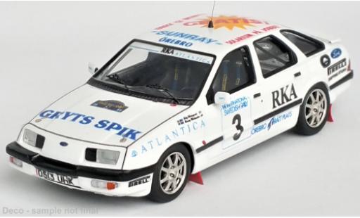 Diecast model cars Ford Sierra XR 4x4 No.3 Rally WM Rally Su&Atilde;&uml;de 1988 1/43 Trofeu