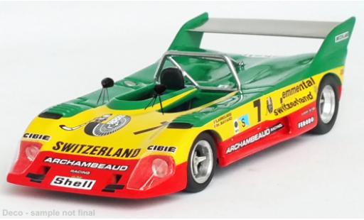 Diecast model cars Lola T292 1973 RHD No.7 4h Le Mans Test 1/43 Trofeu