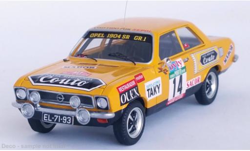 Diecast model cars Opel Ascona A Rally A No.14 WM Portugal 1976 1/43 Trofeu