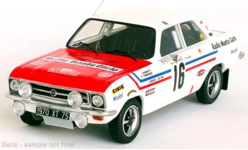 Diecast model cars Opel Ascona A Rally A No.16 Monte Carlo 1972 1/43 Trofeu