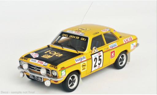 Diecast model cars Opel Ascona A Rally A No.25 WM Portugal 1973 1/43 Trofeu