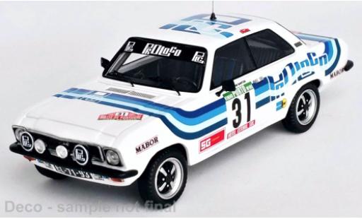 Diecast model cars Opel Ascona A Rally A No.31 WM Portugal 1980 1/43 Trofeu