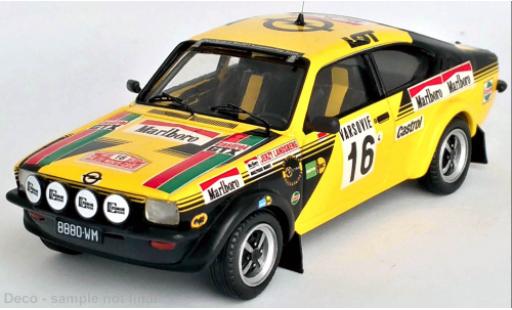 Diecast model cars Opel Kadett C GT/E C No.16 Rally WM Rally Monte Carlo 1977 1/43 Trofeu