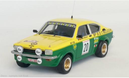Diecast model cars Opel Kadett C GT/E C No.20 Rally Ypres 1977 1/43 Trofeu
