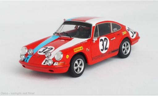 Diecast model cars Porsche 911 Base L No.32 24h Spa 1968 1/43 Trofeu