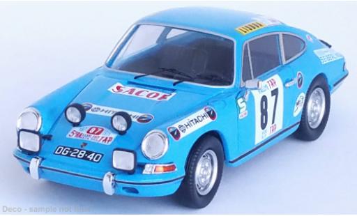 Diecast model cars Porsche 911 Base L No.87 Rally Portugal 1971 1/43 Trofeu