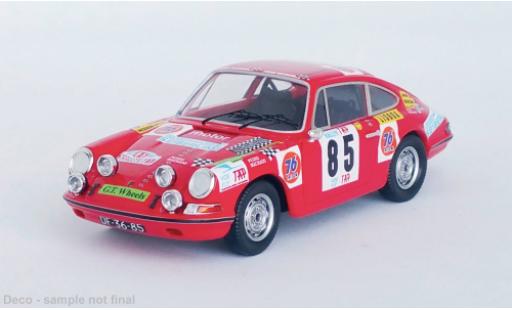 Diecast model cars Porsche 911 S S No.85 Rally Portugal 1972 1/43 Trofeu