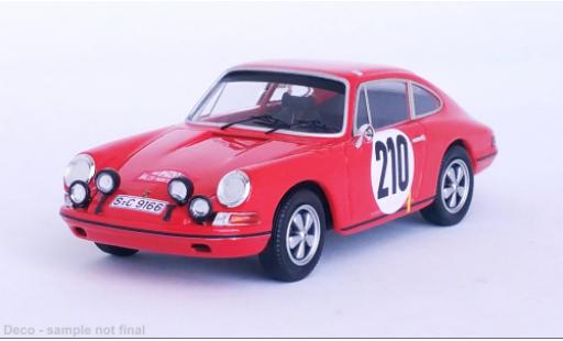 Diecast model cars Porsche 911 T T No.210 Rally Monte Carlo 1968 1/43 Trofeu