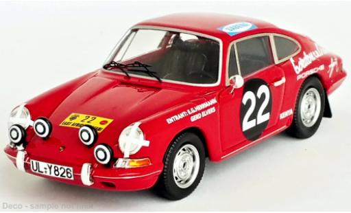 Diecast model cars Porsche 911 T T No.22 Safari Rally 1968 1/43 Trofeu