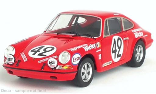 Diecast model cars Porsche 911 T T No.42 24h Le Mans 1969 1/43 Trofeu