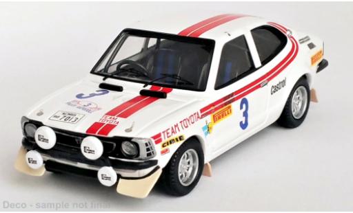 Diecast model cars Toyota Corolla Levin No.3 Rally WM Rally Acropolis 1975 1/43 Trofeu