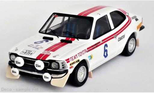 Diecast model cars Toyota Corolla Levin No.6 Rally WM Rally Acropolis 1975 1/43 Trofeu