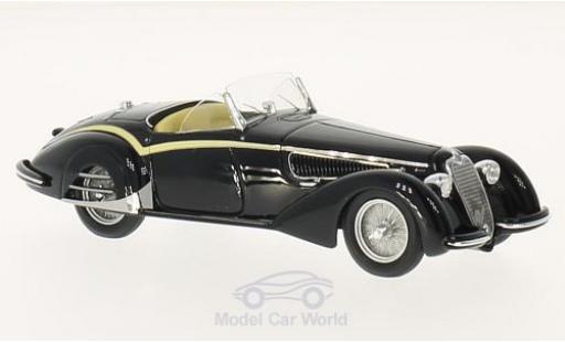 Diecast model cars Alfa Romeo 8C spider 2900B Loungo Touring black 1938 1/18 TrueScale Miniatures