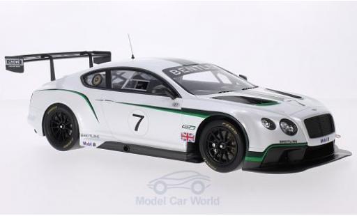 Diecast model cars Bentley Continental course GT3 No.7 Goodwood Festival of Speed 2013 1/18 TrueScale Miniatures