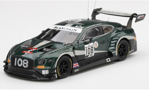 Diecast model cars Bentley Continental course GT3 RHD No.108 M-Sport Team 24h Spa 2019 M.Palttala/A.Buncombe/M.Soulet 1/43 TrueScale Miniatures