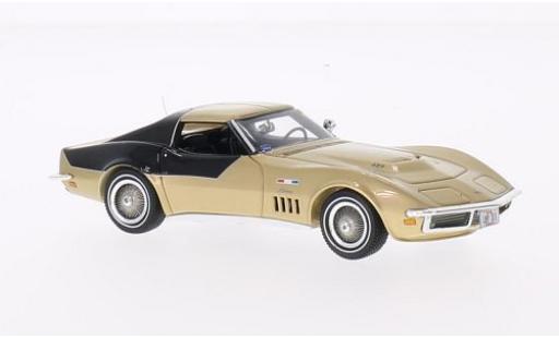 Diecast model cars Chevrolet Corvette Coupe gold/black 1969 Astrovette Apollo XII 1/43 TrueScale Miniatures