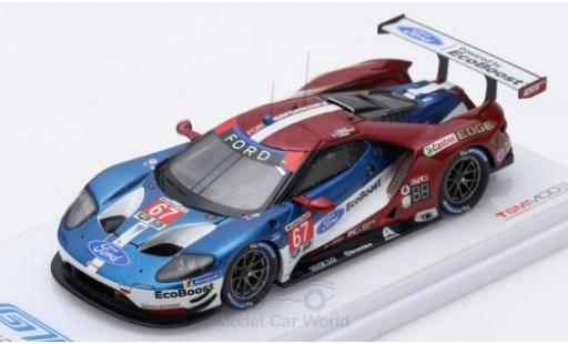 Diecast model cars Ford GT GTE No.67 Chip Ganassi Team USA 24h Daytona 2018 R.Briscoe/S.Dixon/R.Westbrook 1/43 TrueScale Miniatures