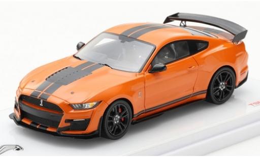 Diecast model cars Ford Mustang Shelby GT500 GT 500 orange/black 2020 1/43 TrueScale Miniatures