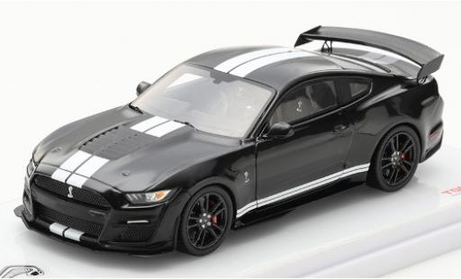 Diecast model cars Ford Mustang Shelby GT500 black/white 1/43 TrueScale Miniatures