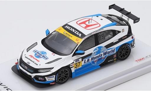 Diecast model cars Honda Civic Type R TCR No.37 LA World Racing 24h Daytona 2019 T.O Gorman/S.Blackstock 1/43 TrueScale Miniatures