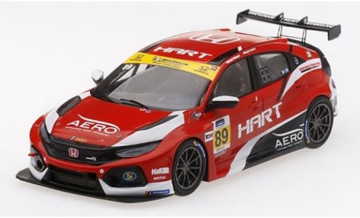 Diecast model cars Honda Civic Type R TCR No.89 HART TCR International Series 24h Daytona 2019 C.Gilsinger/.Eversley 1/43 TrueScale Miniatures