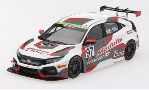 Diecast model cars Honda Civic Type R TCR No.97 Modulo Racing Super Taikyu TCR International Series Suzuka 2018 1/43 TrueScale Miniatures