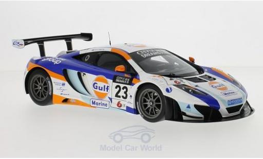 Diecast model cars McLaren MP4-12C GT3 12C No.23 United Autosport Gulf GP Macau 2013 D.Watts 1/18 TrueScale Miniatures